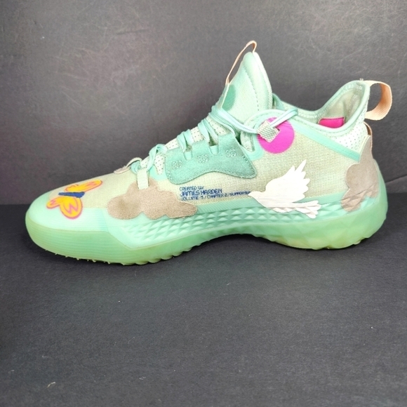 ADIDAS Harden Vol. 5 Futurenatural Support Mint Basketball Sneaker Men\'s Sz 10.5 main image 4